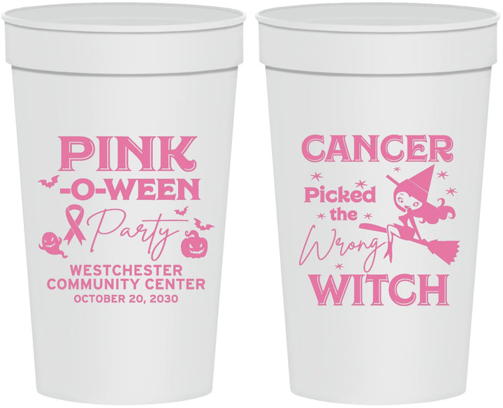 Personalized Awareness 32 oz Stadium Cups - Wrong Witch | 230010