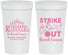 Personalized Awareness 32 oz Stadium Cups - Bowling Strike Out | 230015