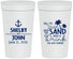 Personalized Wedding 32 oz Stadium Cups - Sun Sand Drink In My Hand | 233
