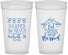 Personalized Wedding 32 oz Stadium Cups - Eat Drink Be Married | 235