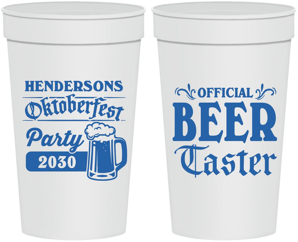 Personalized Oktoberfest 32 oz Stadium Cups - Beer Taster | 240000