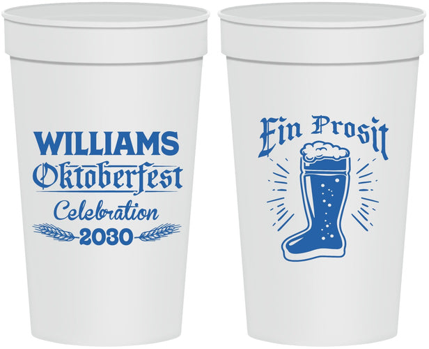 Personalized Oktoberfest 32 oz Stadium Cups - Ein Prosit | 240003
