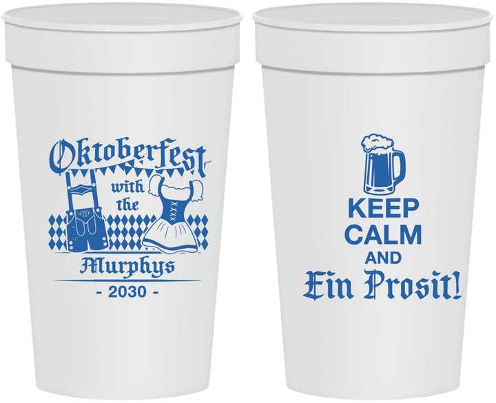 Personalized Oktoberfest 32 oz Stadium Cups - Ein Prosit | 240019