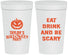 Personalized Halloween 32 oz Stadium Cups - Scary Pumpkin | 250008