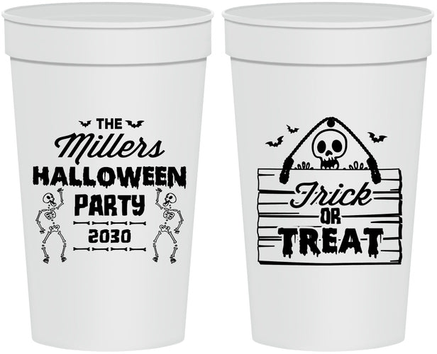 Personalized Halloween 32 oz Stadium Cups - Trick Or Treat | 250010