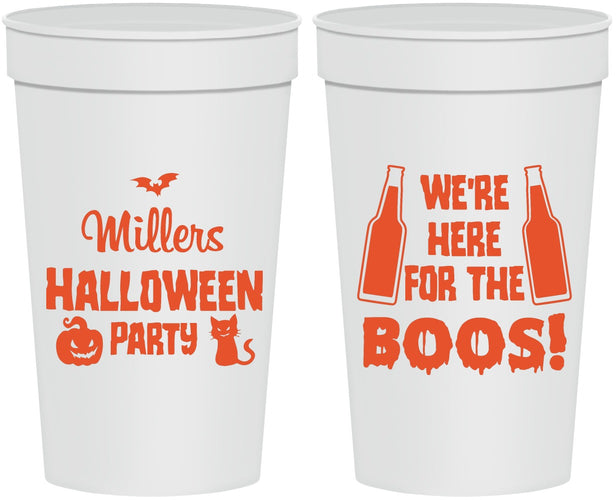 Personalized Halloween 32 oz Stadium Cups - Boo | 250016