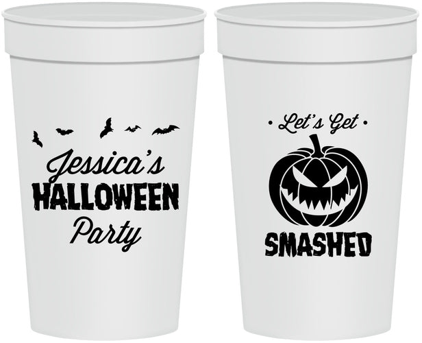 Personalized Halloween 32 oz Stadium Cups - Pumpkin | 250030