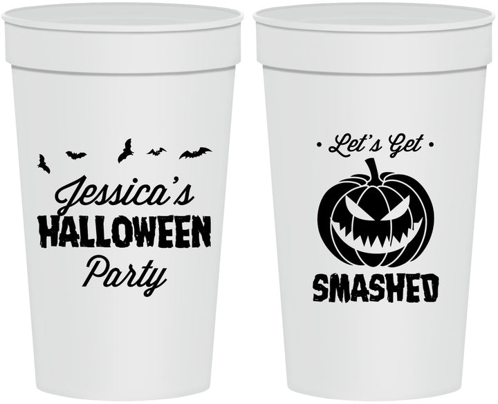 Personalized Halloween 32 oz Stadium Cups - Pumpkin | 250030