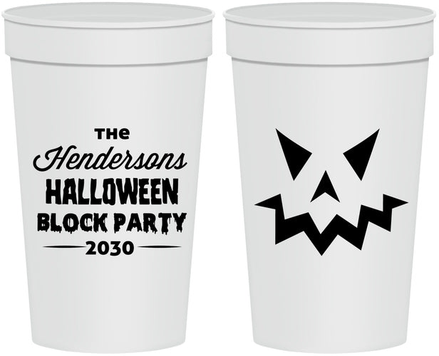 Personalized Halloween 32 oz Stadium Cups - Pumpkin | 250034