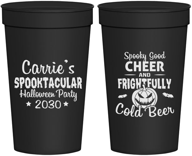 Personalized Halloween 32 oz Stadium Cups - Pumpkin | 250035