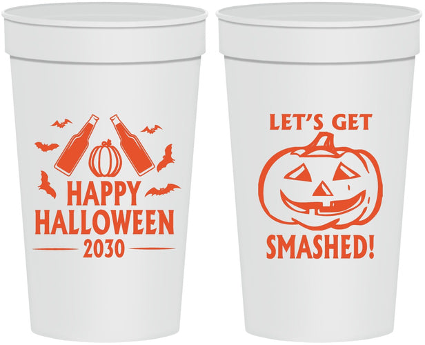 Personalized Halloween 32 oz Stadium Cups - Lets Get Smashed | 250036