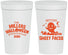 Personalized Halloween 32 oz Stadium Cups - Ghost Sheet Faced | 250040