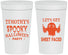 Personalized Halloween 32 oz Stadium Cups - Ghost Sheet Faced | 250044