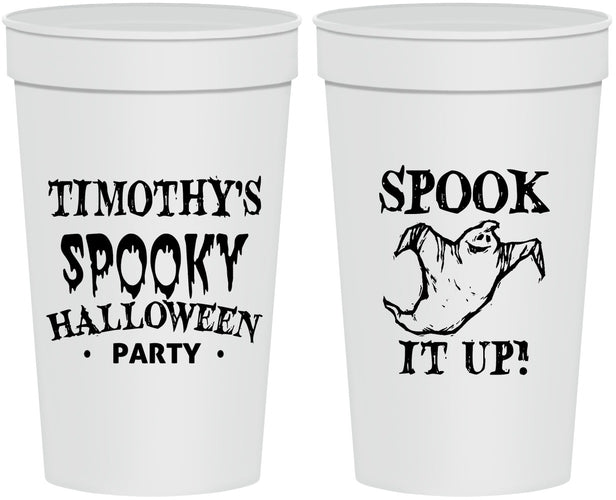 Personalized Halloween 32 oz Stadium Cups - Ghost | 250045