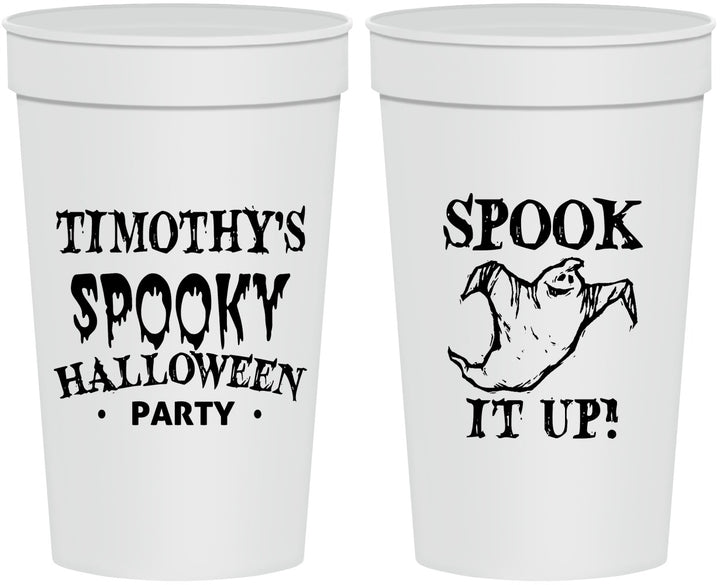 Personalized Halloween 32 oz Stadium Cups - Ghost | 250045