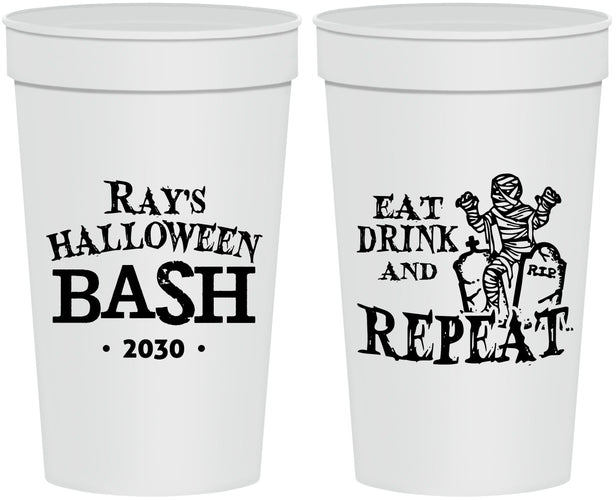 Personalized Halloween 32 oz Stadium Cups - Mummy | 250066