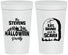 Personalized Halloween 32 oz Stadium Cups - Eat Drink Be Scary | 250074