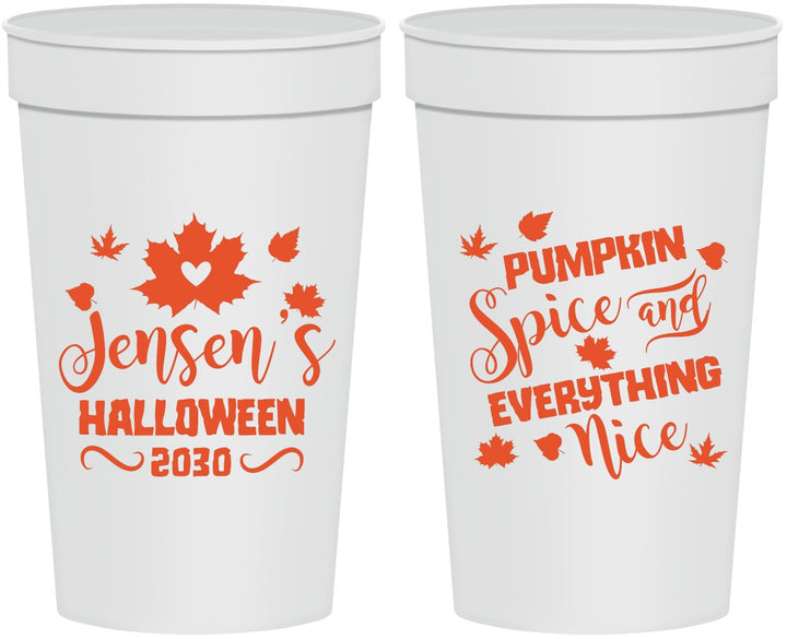 Personalized Halloween 32 oz Stadium Cups - Pumpkin | 250080