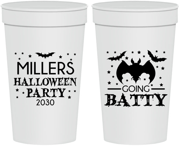 Personalized Halloween 32 oz Stadium Cups - Bat | 250081