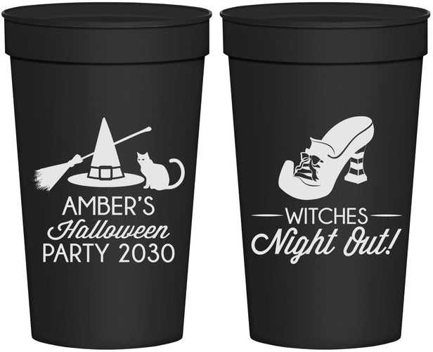 Personalized Halloween 32 oz Stadium Cups - Witches Night Out | 250083
