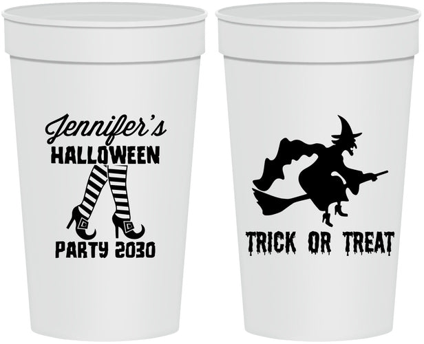 Personalized Halloween 32 oz Stadium Cups - Trick Or Treat | 250089