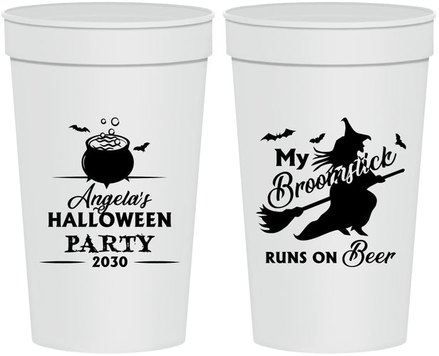 Personalized Halloween 32 oz Stadium Cups - Witch | 250090
