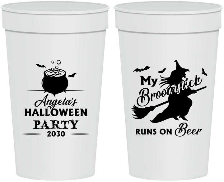 Personalized Halloween 32 oz Stadium Cups - Witch | 250090