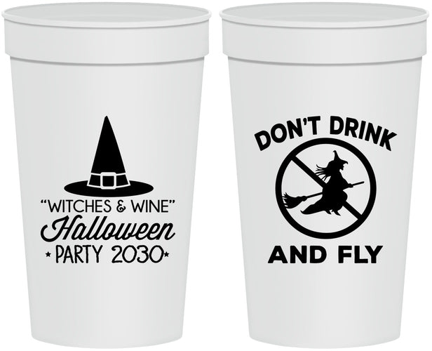 Personalized Halloween 32 oz Stadium Cups - Witch | 250093