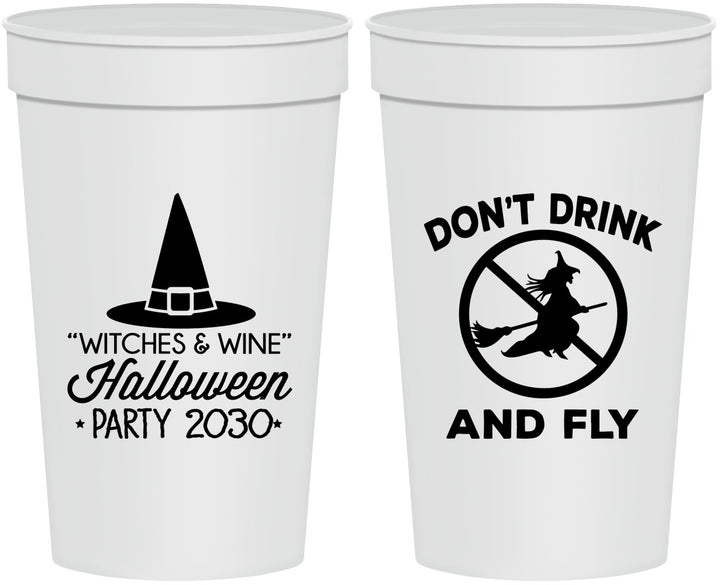 Personalized Halloween 32 oz Stadium Cups - Witch | 250093