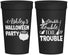 Personalized Halloween 32 oz Stadium Cups - Witch | 250095