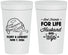 Personalized Wedding 32 oz Stadium Cups - Best Friends For Life | 256