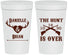 Personalized Wedding 32 oz Stadium Cups - The Hunt Is Ove | 258