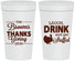 Personalized Thanksgiving 32 oz Stadium Cups - Laugh Drink Stuffed | 260007