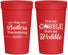 Personalized Thanksgiving 32 oz Stadium Cups - Gobble Til You Wobble | 260013