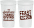 Personalized Thanksgiving 32 oz Stadium Cups - Feast Mode | 260019