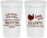 Personalized Thanksgiving 32 oz Stadium Cups - Gobble Gobble | 260022