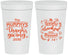 Personalized Thanksgiving 32 oz Stadium Cups - Grateful Blessed | 260028