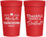 Personalized Thanksgiving 32 oz Stadium Cups - Thankful Stuffed | 260029