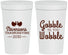 Personalized Thanksgiving 32 oz Stadium Cups - Gobble Til You Wobble | 260034