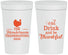 Personalized Thanksgiving 32 oz Stadium Cups - Eat Drink Thankful | 260036