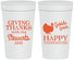 Personalized Thanksgiving 32 oz Stadium Cups - Gobble Gobble | 260040