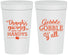 Personalized Thanksgiving 32 oz Stadium Cups - Gobble Gobble | 260044