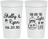 Personalized Wedding 32 oz Stadium Cups - You Are The Light Of My Life | 262