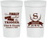 Personalized Wedding 32 oz Stadium Cups - Finally Pull The Trigger | 264