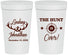 Personalized Wedding 32 oz Stadium Cups - The Hunt Is Over | 266