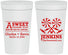 Personalized Wedding 32 oz Stadium Cups - Sweet Thank You | 269