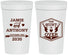 Personalized Wedding 32 oz Stadium Cups - The Hunt Is Over | 272