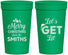 Personalized Christmas 32 oz Stadium Cups - Lets Get Lit | 280001