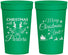 Personalized Christmas 32 oz Stadium Cups - Reindeer | 280005