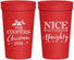 Personalized Christmas 32 oz Stadium Cups - Naughty Or Nice | 280008
